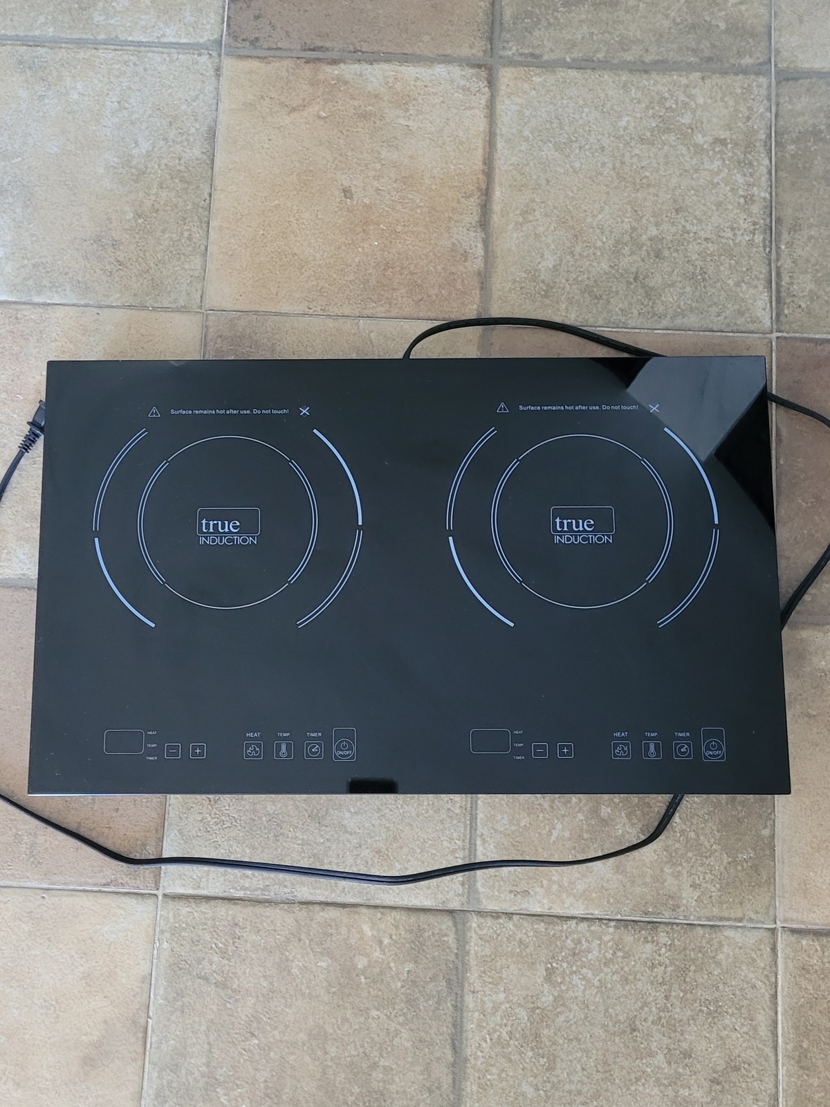 Induction cooktop, 2 burners