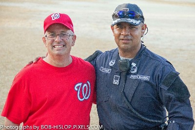 Softball with the National Police 