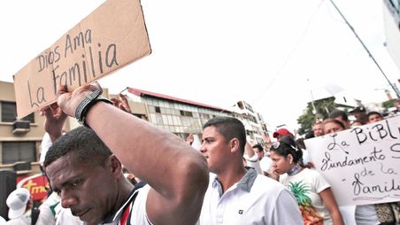 Panamanians trust the church