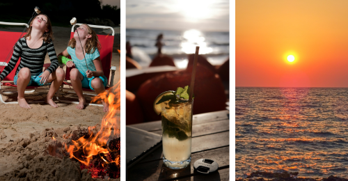 Beach Bonfires in March