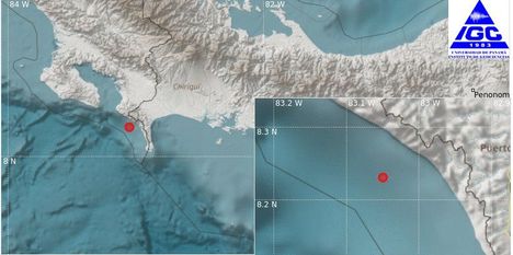 5.8 magnitude earthquake in Puerto Armuelles 