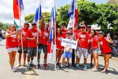 Panama competes in the 2016 ISA World Surfing Games