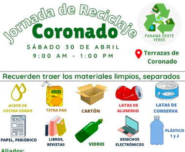 Recycling Fair Playa Coronado April 30