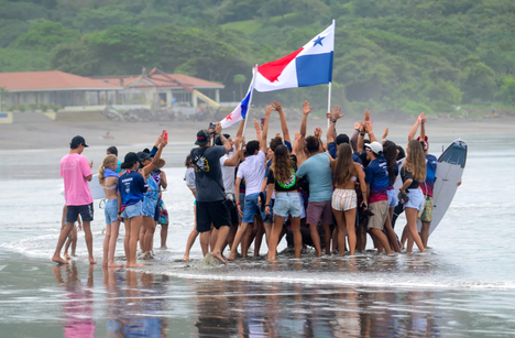 The Pan American Surfing Games in Playa Venao