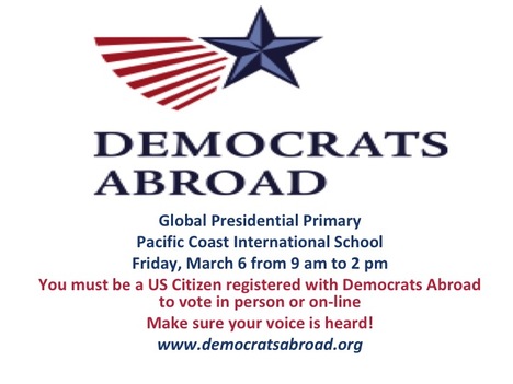Democrats Abroad in Panama to hold local Primary Voting Center