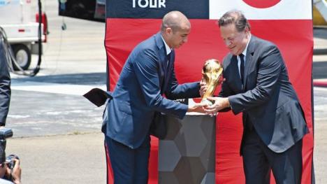 The FIFA World Cup trophy visits Panama