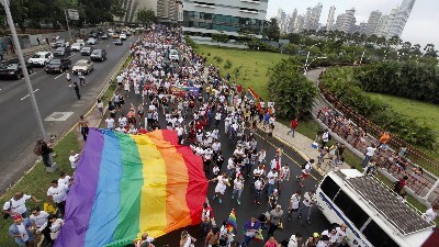7000 March in 2017 Panama Pride Parade 