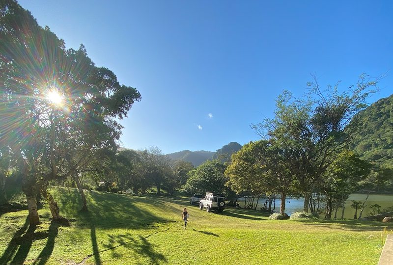 Family Camping in Panama
