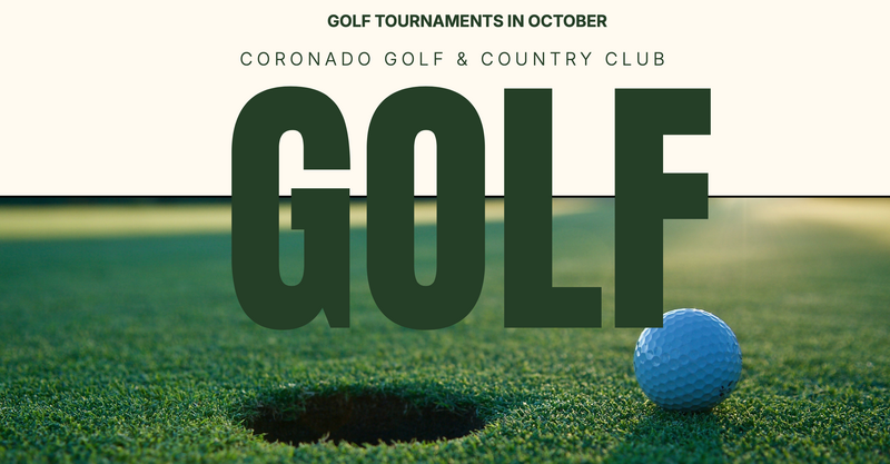 Tee Up In October at Coronado Golf & Country Club