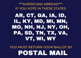 US Citizens, vote in the 2020 election from Panama!